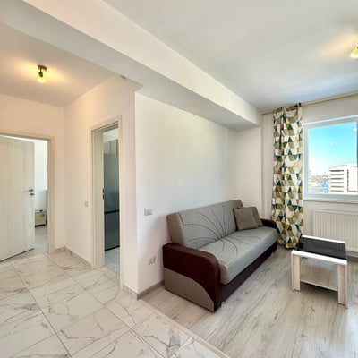 Rental of a modern 2-room apartment, Militari Residence, Chiajna, Bucharest, Romania
